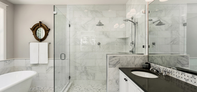 bathroom shower door installation in San Rafael